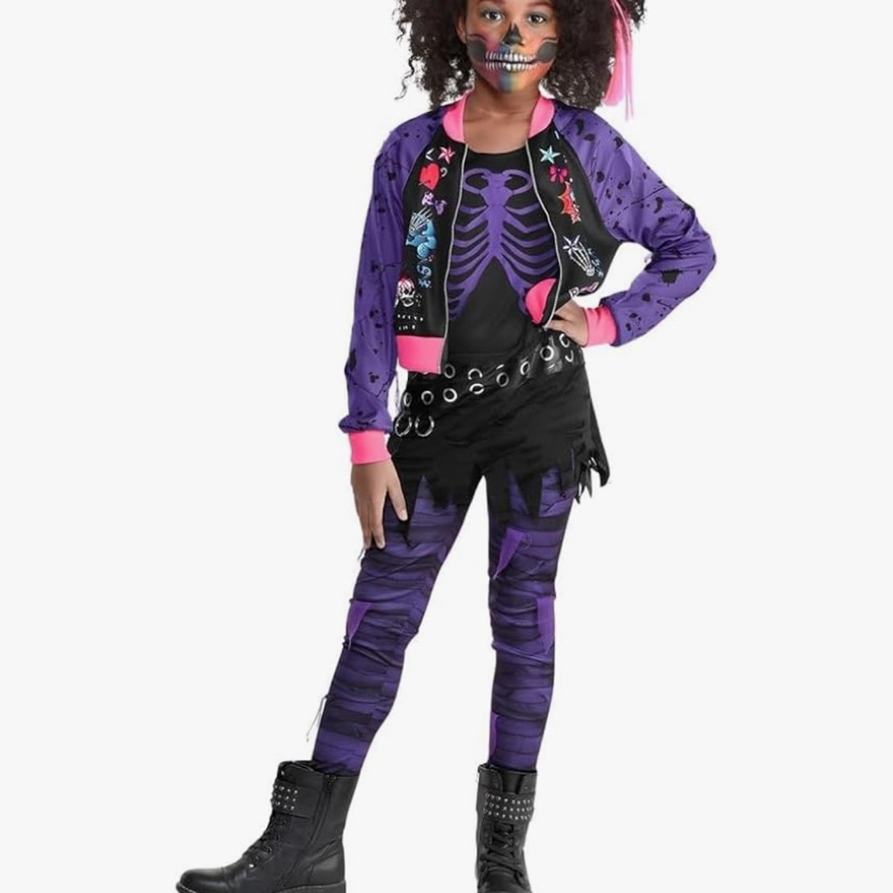 Amscan punk zombie child costume NWT small 4-65(Z)
